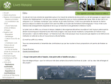 Tablet Screenshot of livet-histoire.fr